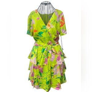 Nicole Miller floral dress size M